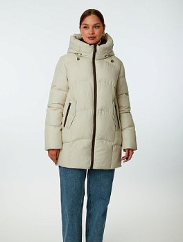 Пуховик женский с капюшоном 