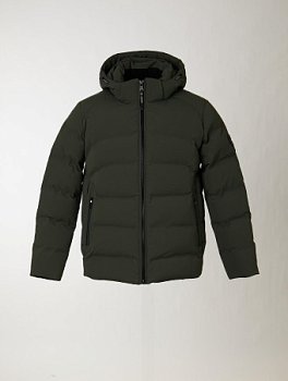 Пуховик мужской с капюшоном стёганый