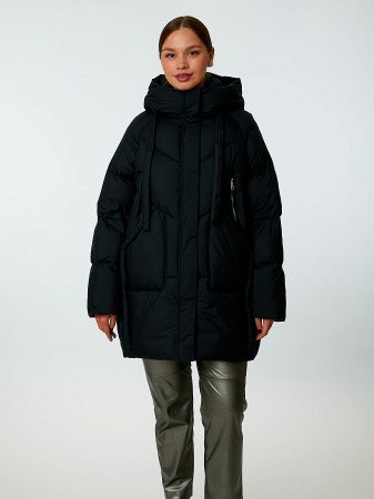 Пуховик женский с капюшоном 