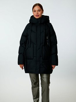Пуховик женский с капюшоном 