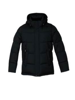 Пуховик мужской стёганый с капюшоном