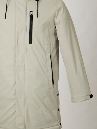 Пуховик мужской удлинённый с капюшоном