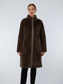 Полупальто женское из экомеха