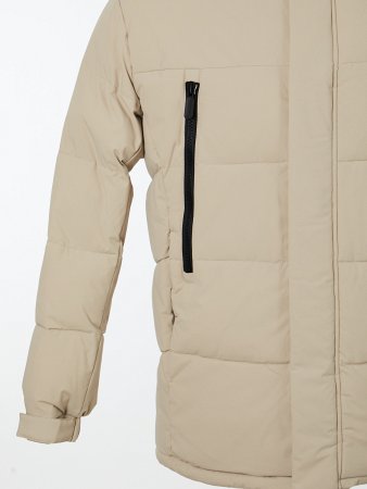 Пуховик стёганый с капюшоном