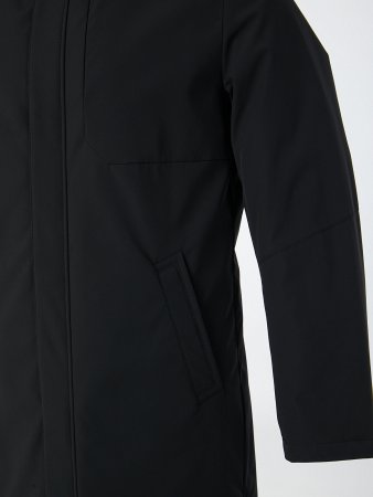 Мужское утепленное полупальто