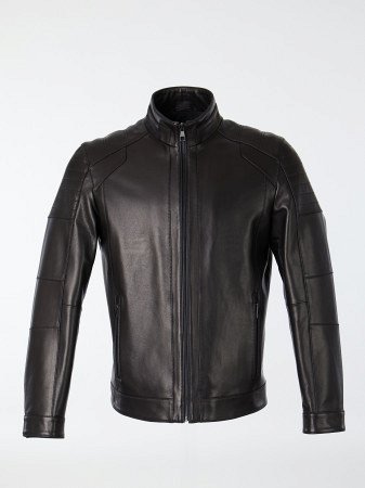 Куртка из натуральной кожи на синтепоне