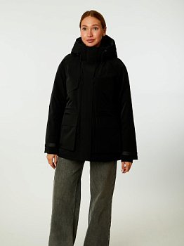 Пуховик женский с капюшоном