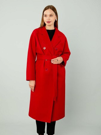 Пальто женское демисезонное с поясом