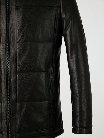 Удлиненная куртка с капюшоном