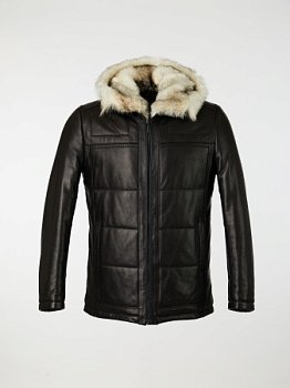 Удлиненная куртка с капюшоном