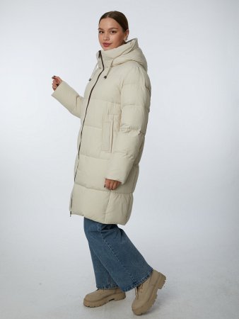 Пуховик женский с капюшоном 