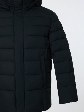 Пуховик стёганый с капюшоном