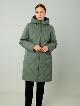Полупальто женское с капюшоном