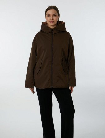 Куртка рубашка с капюшоном на синтепоне