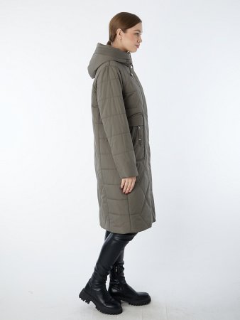 Полупальто женское с капюшоном