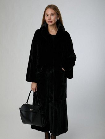 Шуба из натурального меха норки