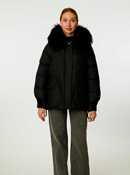 Пуховик стёганый с капюшоном