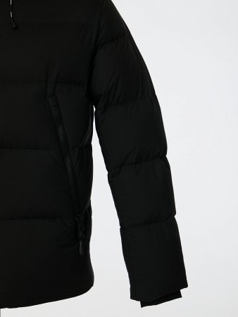 Пуховик мужской с капюшоном на пуху