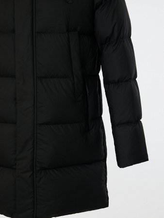 Пуховик мужской с капюшоном на пуху