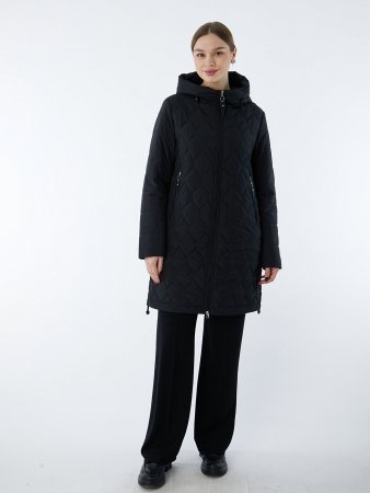 Полупальто женское с капюшоном