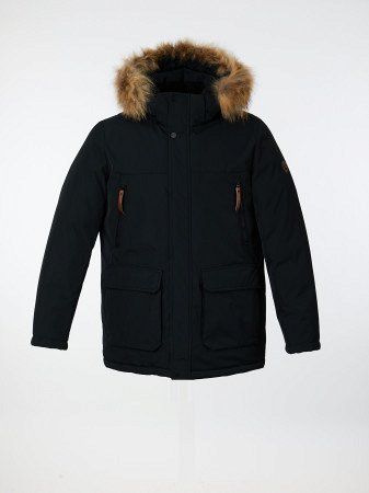 Пуховик мужской с капюшоном