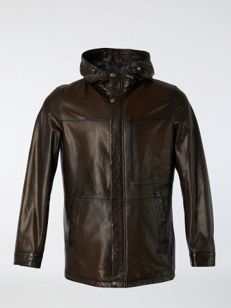 Удлиненная куртка с капюшоном