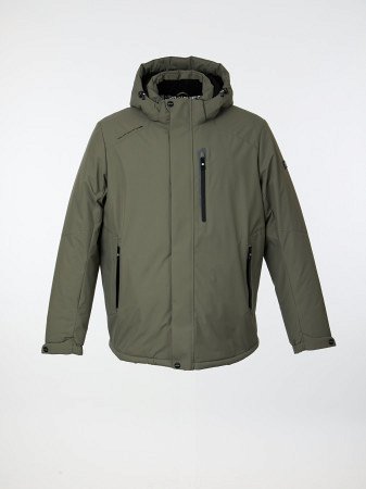 Пуховик мужской с капюшоном удлинённый