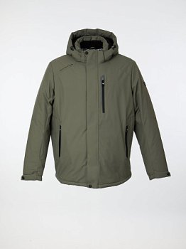 Пуховик мужской с капюшоном удлинённый