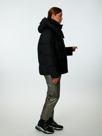 Пуховик женский стёганый с капюшоном