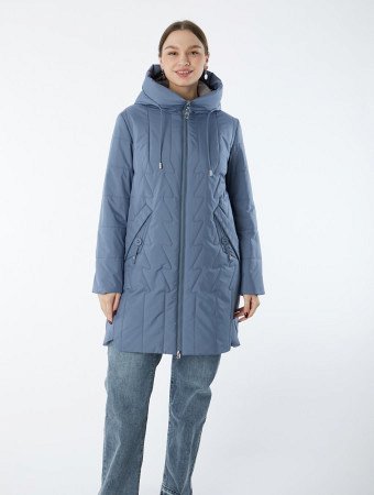 Полупальто женское с капюшоном