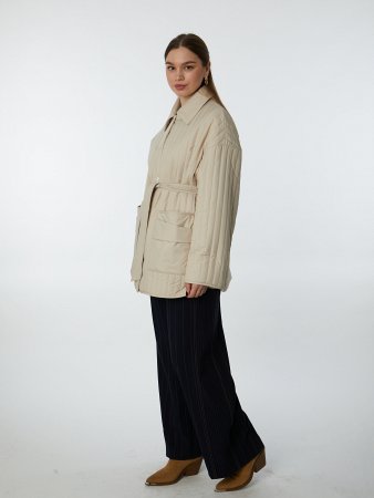 Стеганая куртка-рубашка