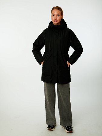 Пуховик женский с капюшоном