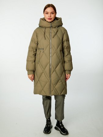 Пуховик стёганый с капюшоном