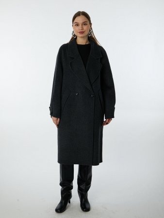 Пальто из натуральной шерсти без подклада