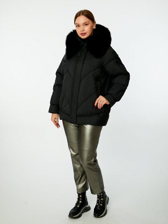 Пуховик стёганый с капюшоном