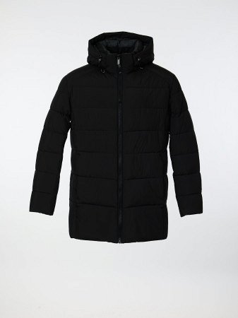 Пуховик стёганый с капюшоном