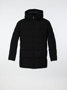 Пуховик стёганый с капюшоном