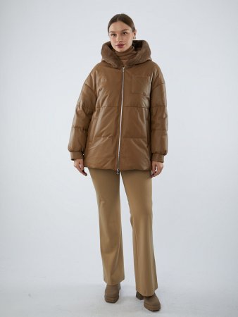 Куртка с капюшоном на пуху