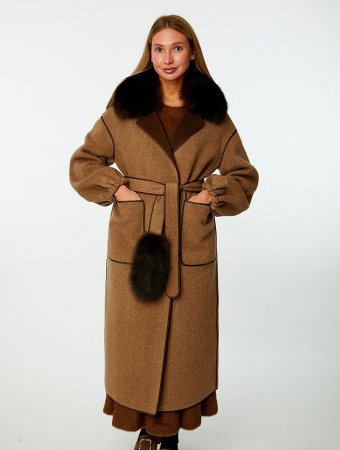 Двустороннее пальто из кашемира