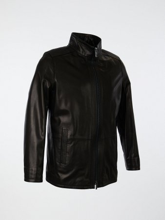 Полупальто мужское из натуральной кожи  