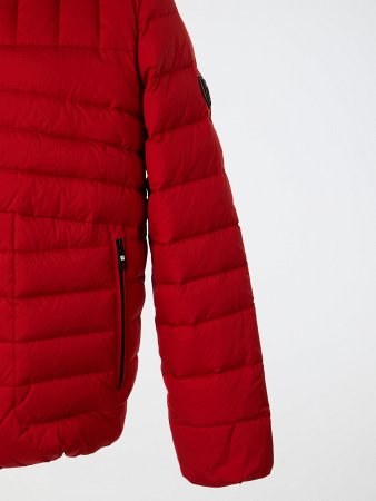 Пуховик стёганый с капюшоном