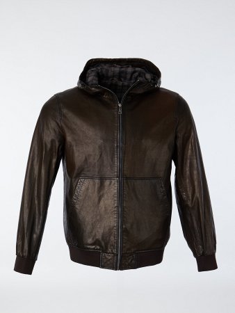 Куртка-бомбер с капюшоном