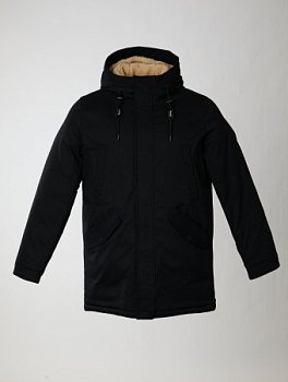 Пуховик мужской удлинённый с капюшоном