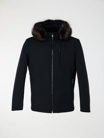 Мужской пуховик с капюшоном