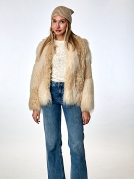 Шуба из экомеха