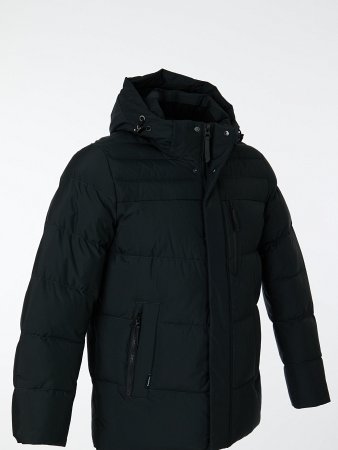 Пуховик мужской стёганый с капюшоном