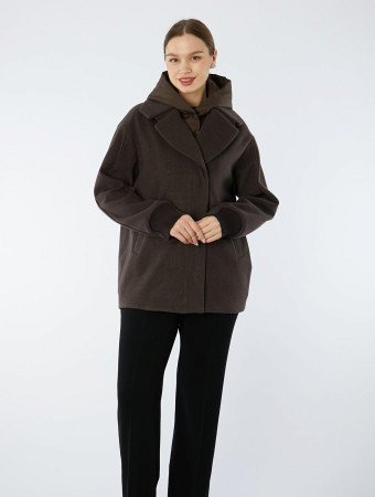 Пальто женское укороченное