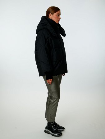 Пуховик женский стёганый с капюшоном