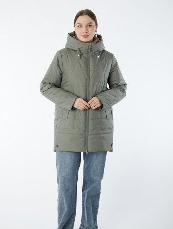 Куртка женская с капюшоном удлинённая