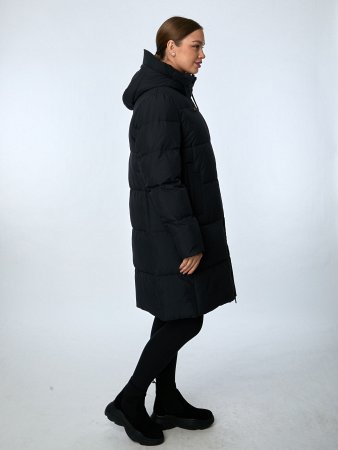 Пуховик женский с капюшоном 